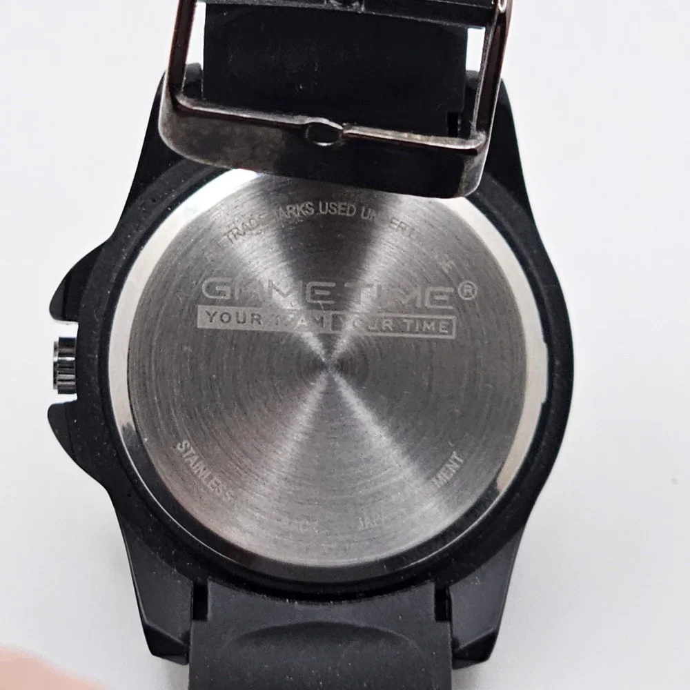 Seattle Seahawks Game Time Football Watch Black Metal Heavy